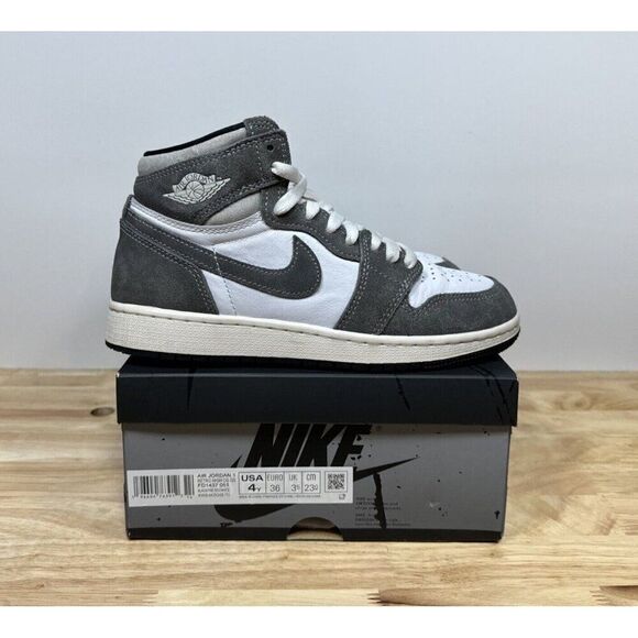 Air Jordan 1 Retro OG Washed Black GS Size 4y / Women’s 5.5 Shoes fd1437-051 - Picture 1 of 9